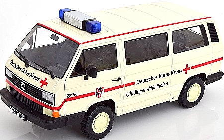 Automodelle 1981-1990 - VW T3 Bus Deutsches Rotes Kreuz 1987              